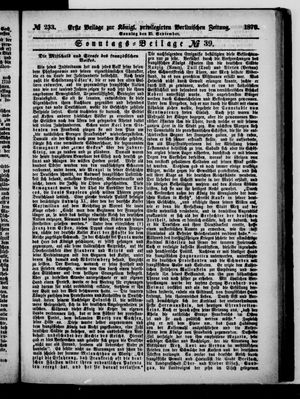 Königlich privilegirte Berlinische Zeitung von Staats- und gelehrten Sachen vom 25.09.1870