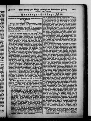 Königlich privilegirte Berlinische Zeitung von Staats- und gelehrten Sachen vom 02.10.1870