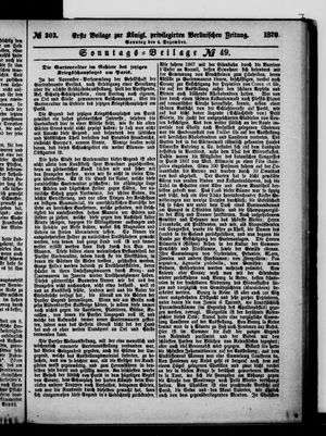 Königlich privilegirte Berlinische Zeitung von Staats- und gelehrten Sachen on Dec 4, 1870