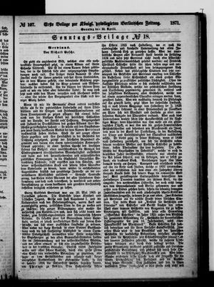 Königlich privilegirte Berlinische Zeitung von Staats- und gelehrten Sachen on Apr 30, 1871