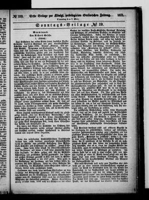 Königlich privilegirte Berlinische Zeitung von Staats- und gelehrten Sachen vom 07.05.1871