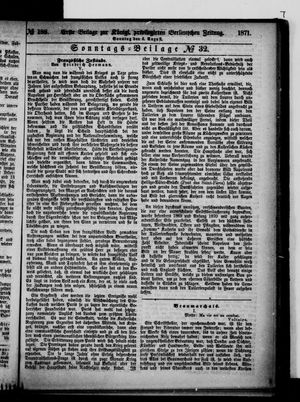 Königlich privilegirte Berlinische Zeitung von Staats- und gelehrten Sachen vom 06.08.1871