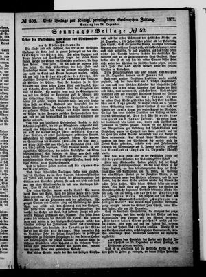 Königlich privilegirte Berlinische Zeitung von Staats- und gelehrten Sachen vom 24.12.1871