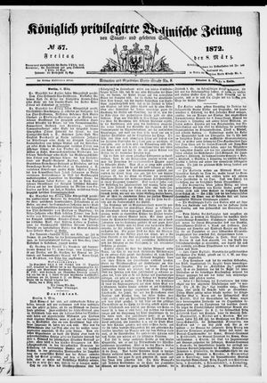 Königlich privilegirte Berlinische Zeitung von Staats- und gelehrten Sachen on Mar 8, 1872