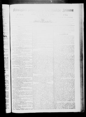 Königlich privilegirte Berlinische Zeitung von Staats- und gelehrten Sachen vom 18.11.1873