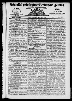 Königlich privilegirte Berlinische Zeitung von Staats- und gelehrten Sachen vom 06.05.1874