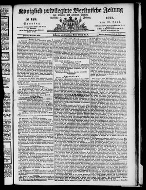 Königlich privilegirte Berlinische Zeitung von Staats- und gelehrten Sachen vom 28.06.1874