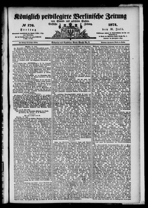 Königlich privilegirte Berlinische Zeitung von Staats- und gelehrten Sachen vom 31.07.1874