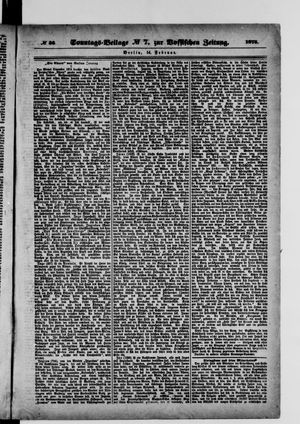 Königlich privilegirte Berlinische Zeitung von Staats- und gelehrten Sachen vom 14.02.1875