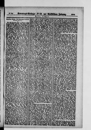 Königlich privilegirte Berlinische Zeitung von Staats- und gelehrten Sachen on Apr 11, 1875