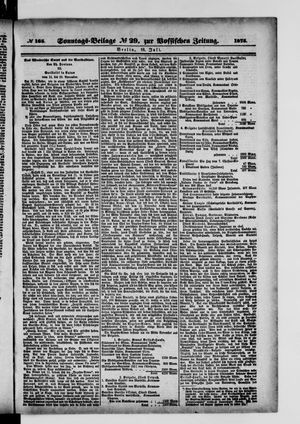 Königlich privilegirte Berlinische Zeitung von Staats- und gelehrten Sachen vom 18.07.1875