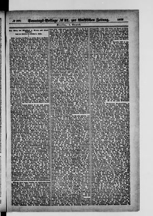 Königlich privilegirte Berlinische Zeitung von Staats- und gelehrten Sachen on Aug 1, 1875