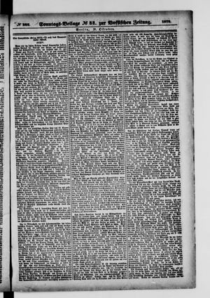 Königlich privilegirte Berlinische Zeitung von Staats- und gelehrten Sachen on Oct 31, 1875