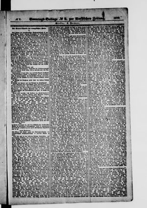 Königlich privilegirte Berlinische Zeitung von Staats- und gelehrten Sachen vom 09.01.1876