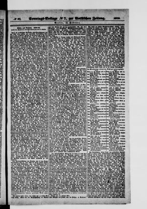 Königlich privilegirte Berlinische Zeitung von Staats- und gelehrten Sachen vom 13.02.1876