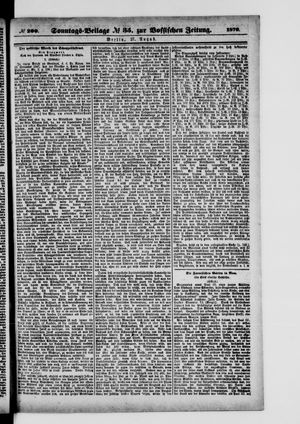 Königlich privilegirte Berlinische Zeitung von Staats- und gelehrten Sachen vom 27.08.1876