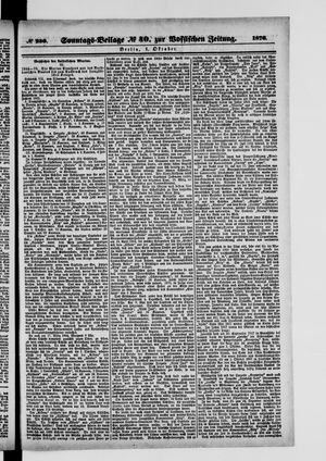 Königlich privilegirte Berlinische Zeitung von Staats- und gelehrten Sachen on Oct 1, 1876