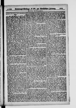 Königlich privilegirte Berlinische Zeitung von Staats- und gelehrten Sachen on Dec 10, 1876