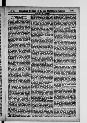 Königlich privilegirte Berlinische Zeitung von Staats- und gelehrten Sachen on Jan 14, 1877