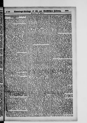 Königlich privilegirte Berlinische Zeitung von Staats- und gelehrten Sachen vom 11.03.1877