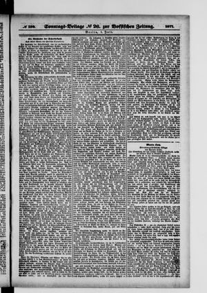 Königlich privilegirte Berlinische Zeitung von Staats- und gelehrten Sachen vom 01.07.1877