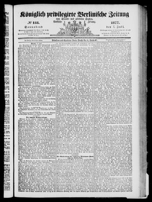 Königlich privilegirte Berlinische Zeitung von Staats- und gelehrten Sachen vom 07.07.1877