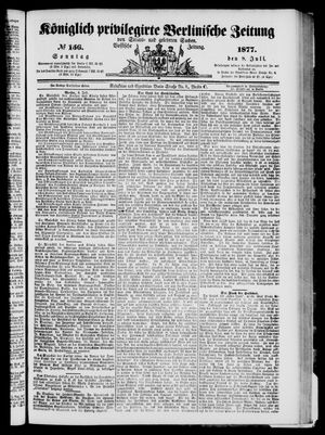 Königlich privilegirte Berlinische Zeitung von Staats- und gelehrten Sachen on Jul 8, 1877