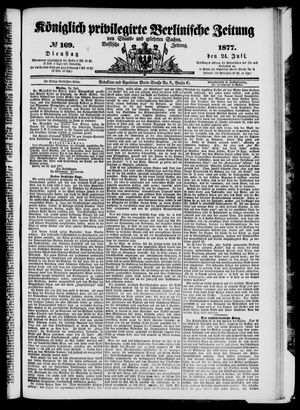 Königlich privilegirte Berlinische Zeitung von Staats- und gelehrten Sachen vom 24.07.1877