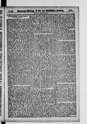 Königlich privilegirte Berlinische Zeitung von Staats- und gelehrten Sachen vom 26.08.1877
