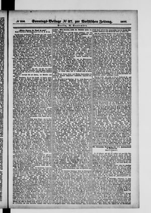 Königlich privilegirte Berlinische Zeitung von Staats- und gelehrten Sachen on Sep 16, 1877