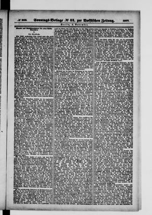 Königlich privilegirte Berlinische Zeitung von Staats- und gelehrten Sachen on Nov 4, 1877