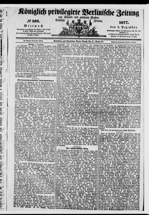 Königlich privilegirte Berlinische Zeitung von Staats- und gelehrten Sachen on Dec 5, 1877