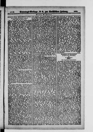 Königlich privilegirte Berlinische Zeitung von Staats- und gelehrten Sachen on Jan 20, 1878