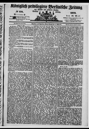 Königlich privilegirte Berlinische Zeitung von Staats- und gelehrten Sachen on May 29, 1878