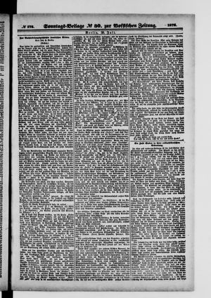 Königlich privilegirte Berlinische Zeitung von Staats- und gelehrten Sachen on Jul 28, 1878