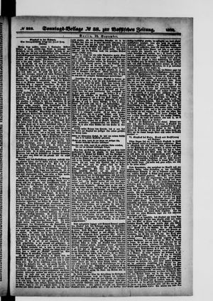 Königlich privilegirte Berlinische Zeitung von Staats- und gelehrten Sachen vom 22.09.1878