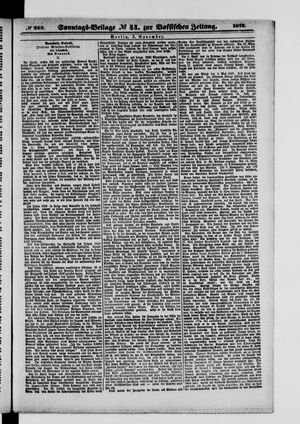 Königlich privilegirte Berlinische Zeitung von Staats- und gelehrten Sachen on Nov 3, 1878