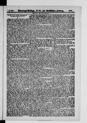 Königlich privilegirte Berlinische Zeitung von Staats- und gelehrten Sachen vom 22.12.1878