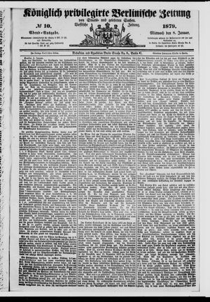Königlich privilegirte Berlinische Zeitung von Staats- und gelehrten Sachen vom 08.01.1879