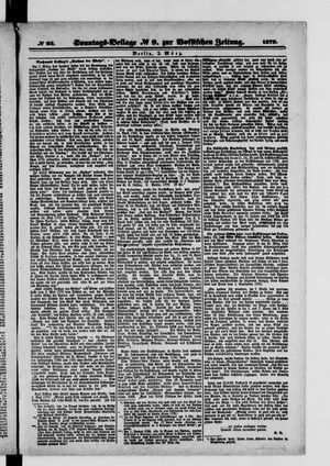 Königlich privilegirte Berlinische Zeitung von Staats- und gelehrten Sachen on Mar 2, 1879
