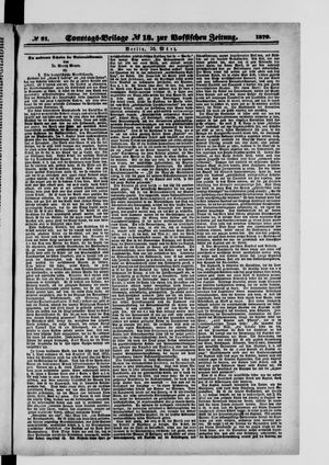 Königlich privilegirte Berlinische Zeitung von Staats- und gelehrten Sachen vom 30.03.1879