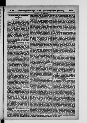 Königlich privilegirte Berlinische Zeitung von Staats- und gelehrten Sachen vom 06.04.1879