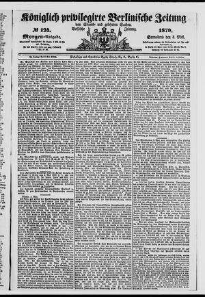 Königlich privilegirte Berlinische Zeitung von Staats- und gelehrten Sachen vom 03.05.1879