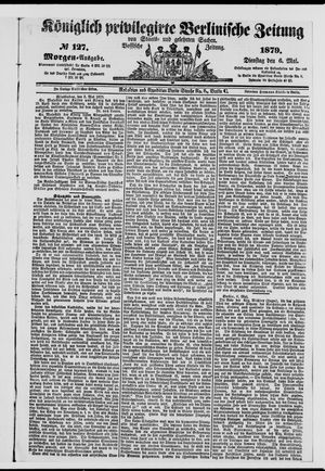 Königlich privilegirte Berlinische Zeitung von Staats- und gelehrten Sachen vom 06.05.1879