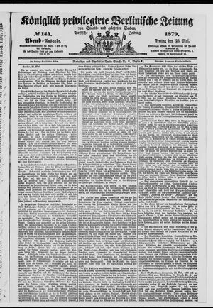 Königlich privilegirte Berlinische Zeitung von Staats- und gelehrten Sachen vom 23.05.1879