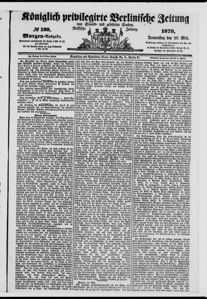 Königlich privilegirte Berlinische Zeitung von Staats- und gelehrten Sachen on May 29, 1879