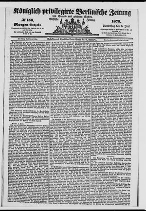 Königlich privilegirte Berlinische Zeitung von Staats- und gelehrten Sachen vom 05.06.1879