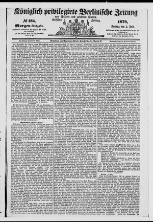Königlich privilegirte Berlinische Zeitung von Staats- und gelehrten Sachen vom 04.07.1879
