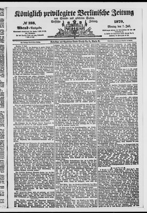 Königlich privilegirte Berlinische Zeitung von Staats- und gelehrten Sachen vom 07.07.1879