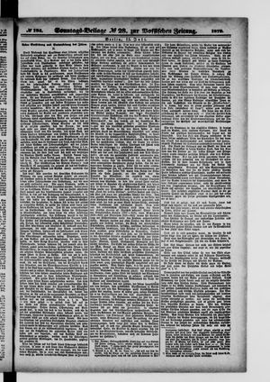 Königlich privilegirte Berlinische Zeitung von Staats- und gelehrten Sachen on Jul 13, 1879